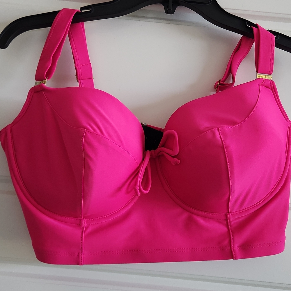 Hot Pink Bikini Top - 36DDD